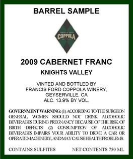 Barrel Sample