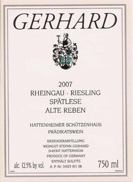 Spätlese Alte Reben
