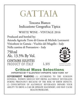 Gattaia Toscana Bianco