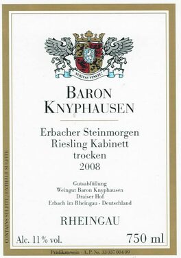 Erbacher Steinmorgen Riesling Kabinett trocken