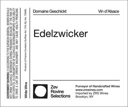Edelzwicker