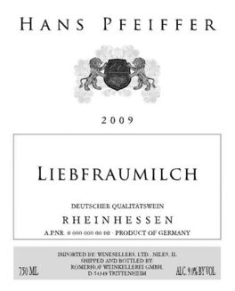 Liebfraumilch