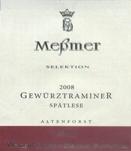 Burrweiler Altenfortst Spatlese