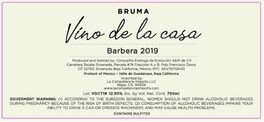 Vino De La Casa