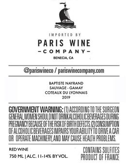 Sauvage - Gamay