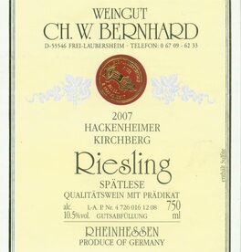 Hackenheimer Kirchberg Spatlese