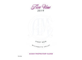 Five Vine 2019 Acker Proprietary Blend