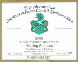 Oppenheimer Sacktrager