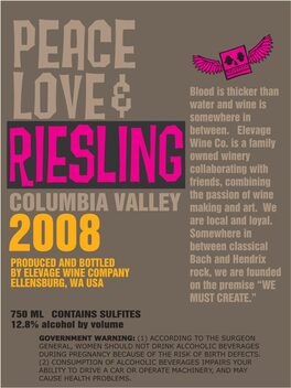 Peace Love & Riesling