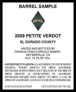 Barrel Sample