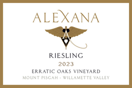 Riesling Erratic Oaks Vineyard