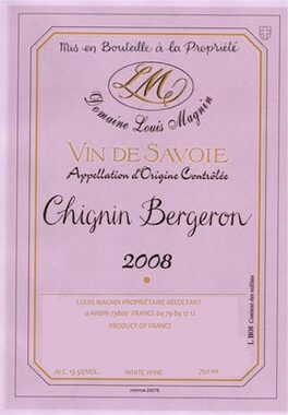 Chignin Bergeron