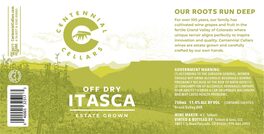 Off Dry Itasca