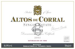 Altos De Corral Single Estate