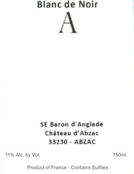 Blanc De Noirs