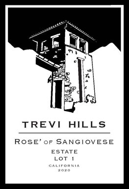 Rose' Of Sangiovese Lot 1