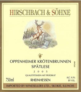 Oppenheimer Krötenbrunnen Spätlese