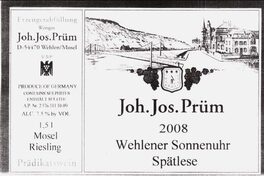Wehlener Sonnenuhr Spätlese