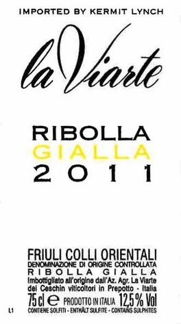 Ribolla Gialla White Wine