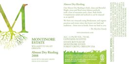 Almost Dry Riesling