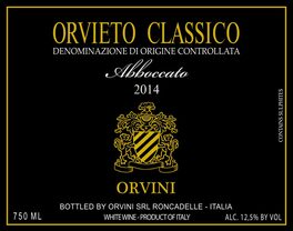 Orvini Orvieto Classico Abboccato