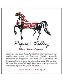 3 Qvevri Terraces Saperavi Dry Red Wine