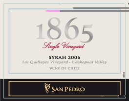Single Vineyard