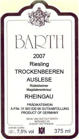 Trockenbeerenauslese