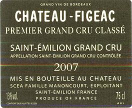Chateau Figeac Premier Grand Cru Classe