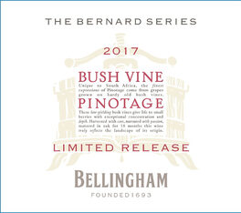 Bernard Series Bush Vine Pinotage