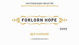 Que Saudade Dewitt Vineyard