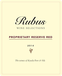 Proprietary Reserve Red