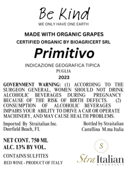 Primitivo Be Kind