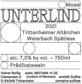 Trittenheimer Altärchen Weierbach Spätlese