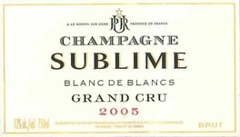 Champagne Sublime Blanc De Blancs Grand Cru