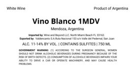 Vino Blanco 1MDV