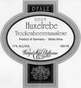 Huxelrebe Trockenbeerenauslese