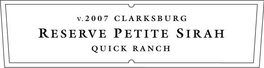 Reserve Petite Sirah