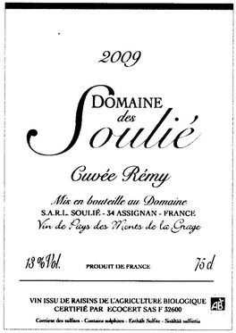 Cuvee Remy