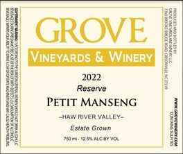 Reserve Petit Manseng