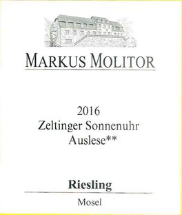 Zeltinger Sonnenuhr Auslese
