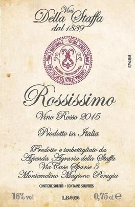 Rossissimo Vino Rosso