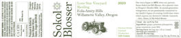 Lone Star Vineyard Riesling