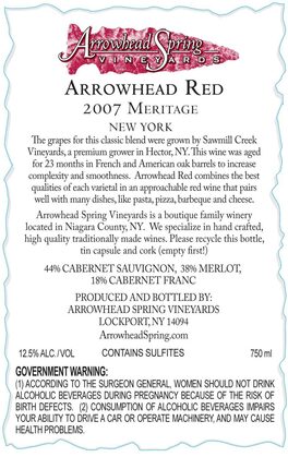 Arrowhead Red Meritage