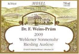 Wehlener Sonnenuhr Riesling Auslese