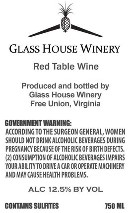 Red Table Wine