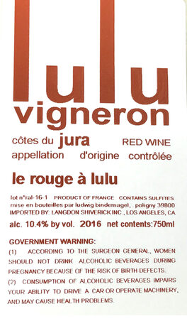 Le Rouge A Lulu