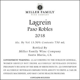 Lagrein Paso Robles