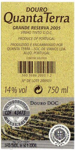 Quanta Terra Grande Reserva Vinho Tinto