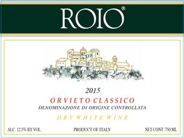 Roio Dry White Wine